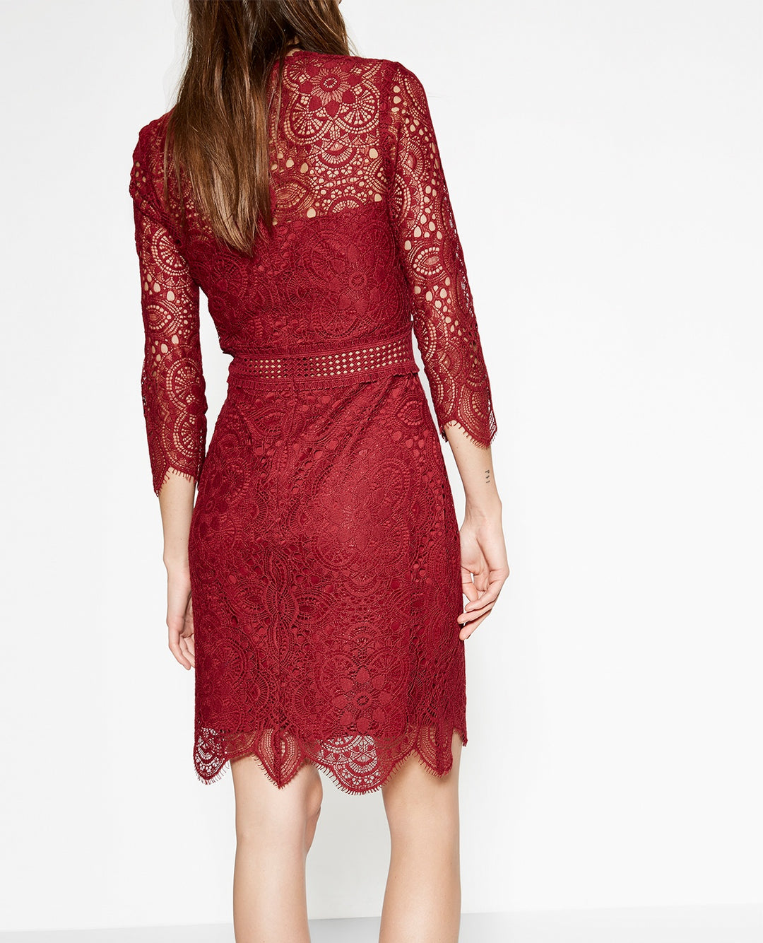 Robe Courte Bordeaux - Taille S/36