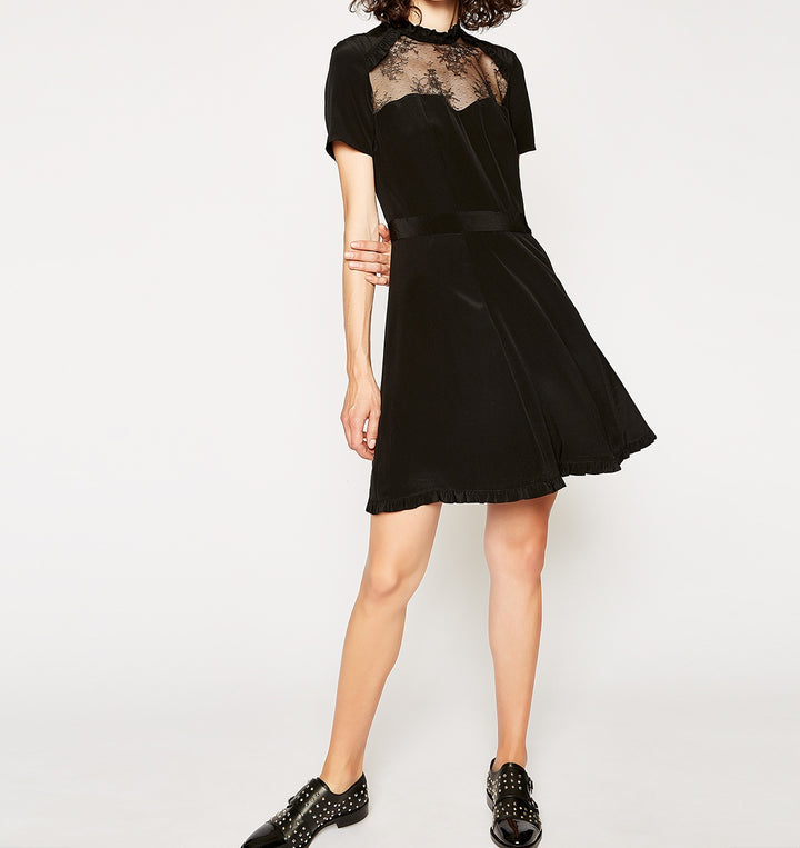 Robe Courte Noire - Taille XS/34