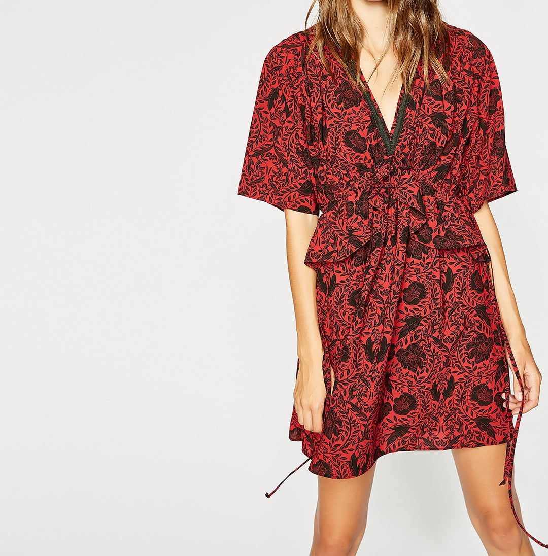 Robe Courte Rouge - Taille S/36