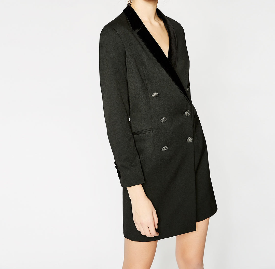 Robe Courte Noire - Taille XS/34