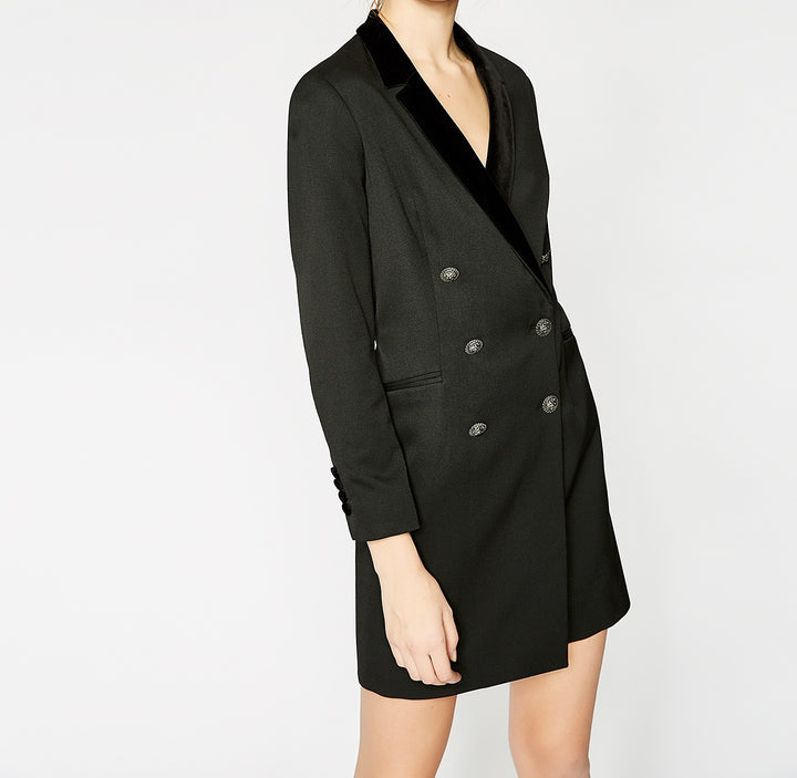 Robe Courte Noire - Taille XS/34