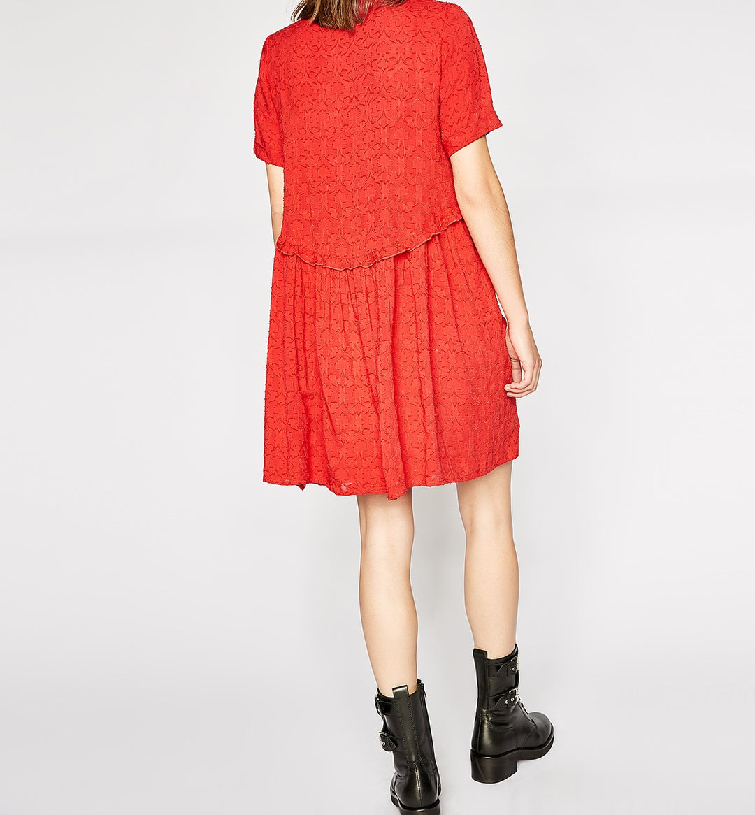 Robe Courte Rouge - Taille S/36