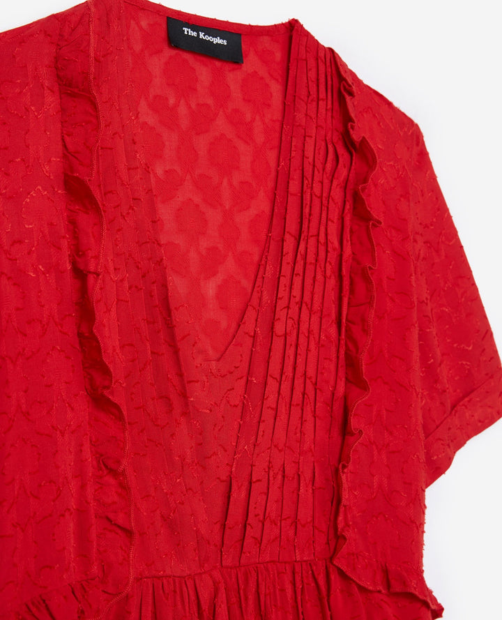 Robe Courte Rouge - Taille S/36