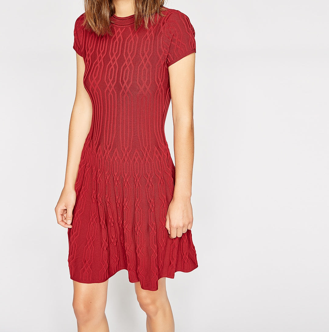 Robe Courte Rouge - Taille M/38