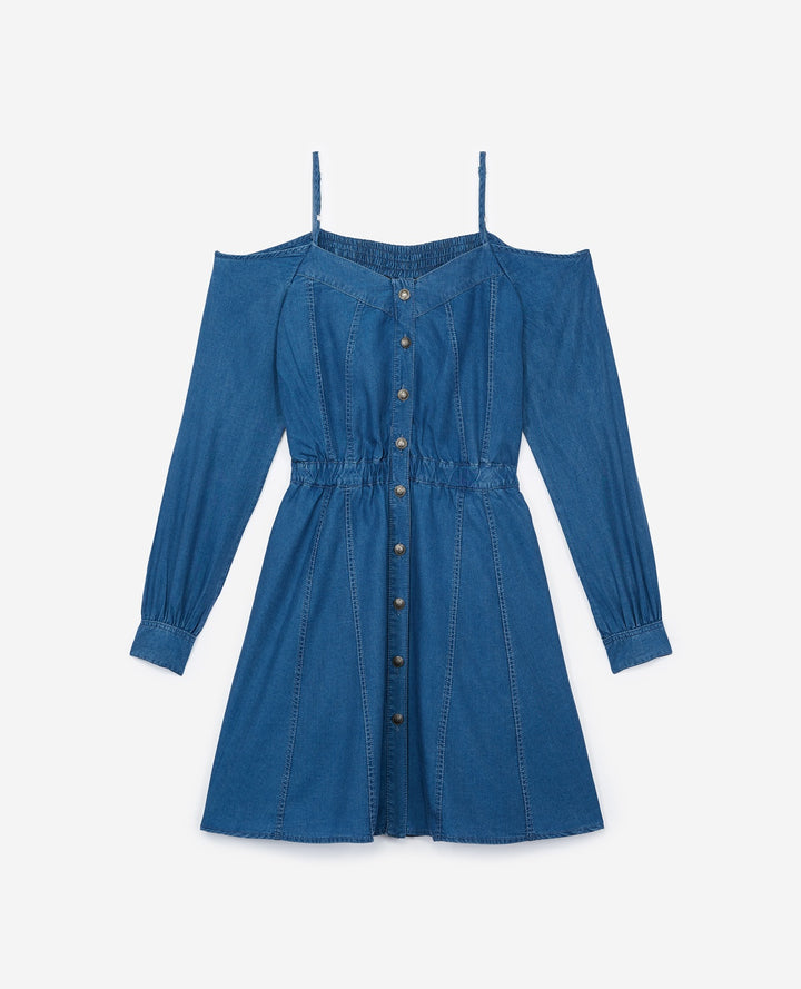 Robe Courte Bleue - Taille M/38