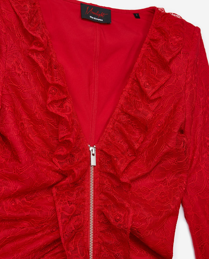 Robe Courte Rouge - Taille M/38