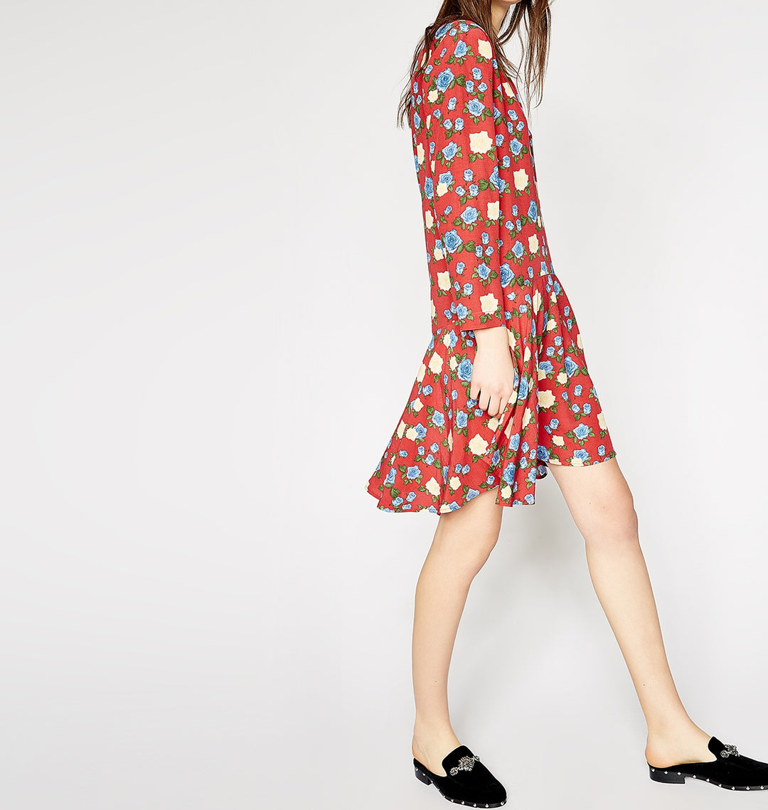 Robe Courte Rouge - Taille S/36