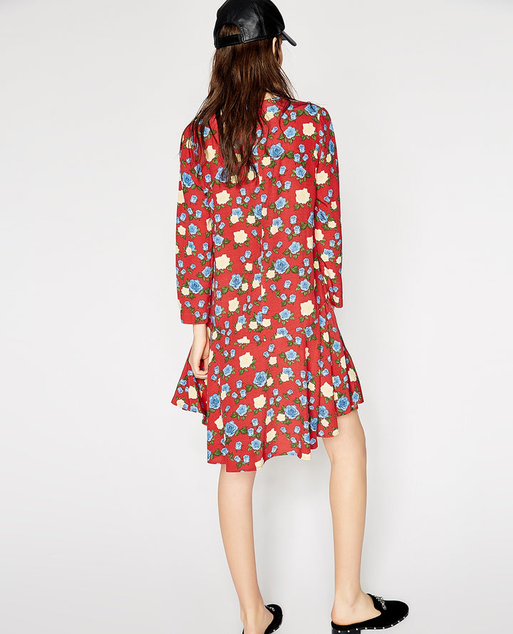Robe Courte Rouge - Taille S/36