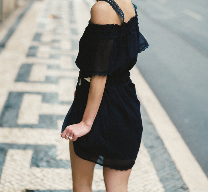 Robe Courte Bleue - Taille M/38