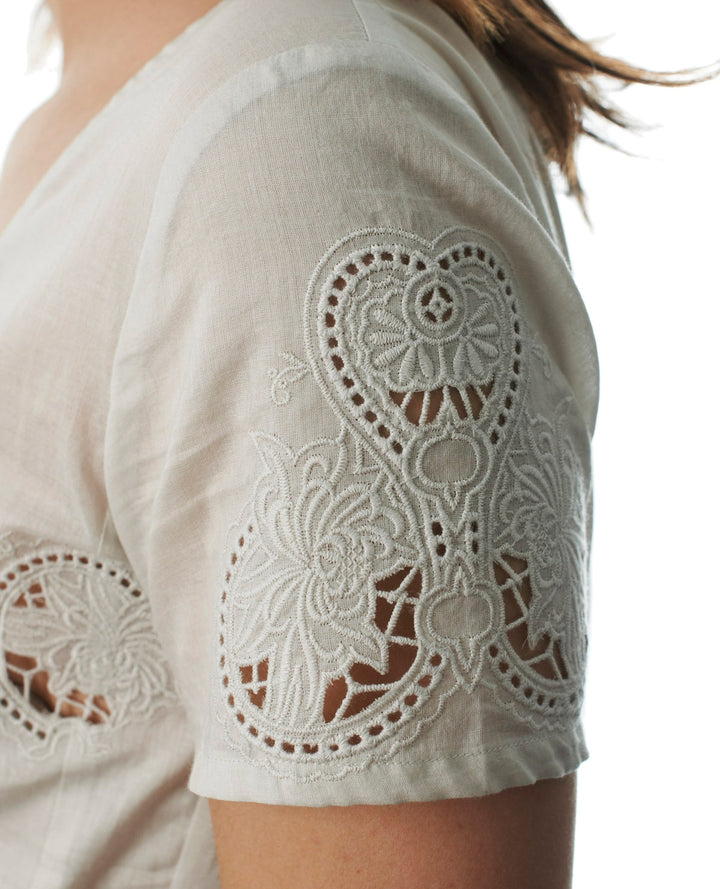 Robe Courte Beige - Taille M/38