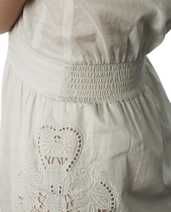 Robe Courte Beige - Taille M/38