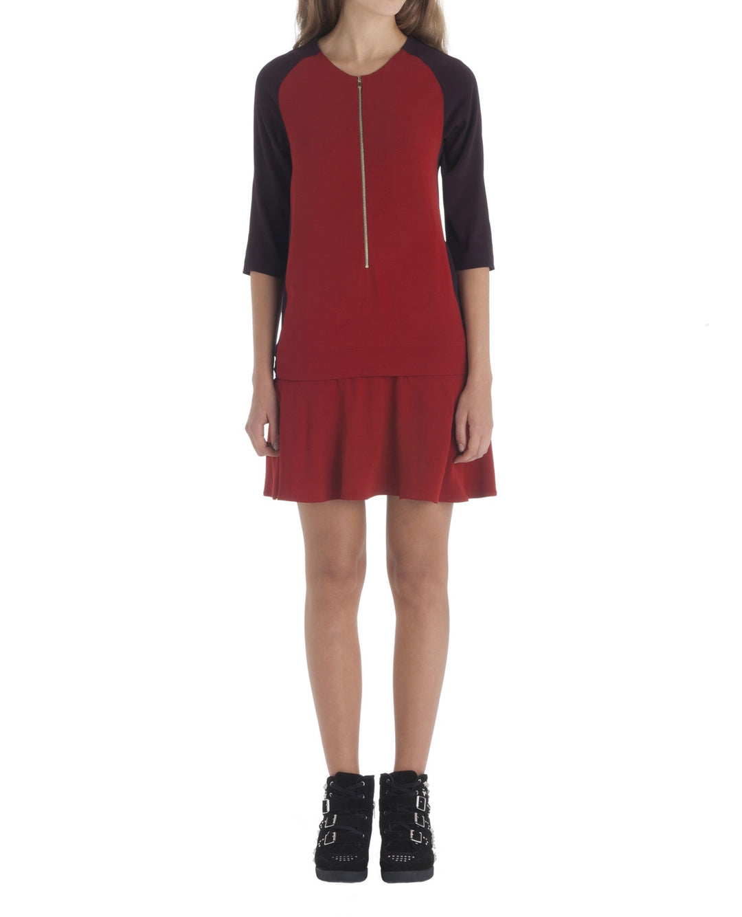 Robe Courte Rouge - Taille XS/34