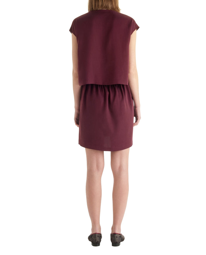 Robe Courte Bordeaux - Taille XS/34