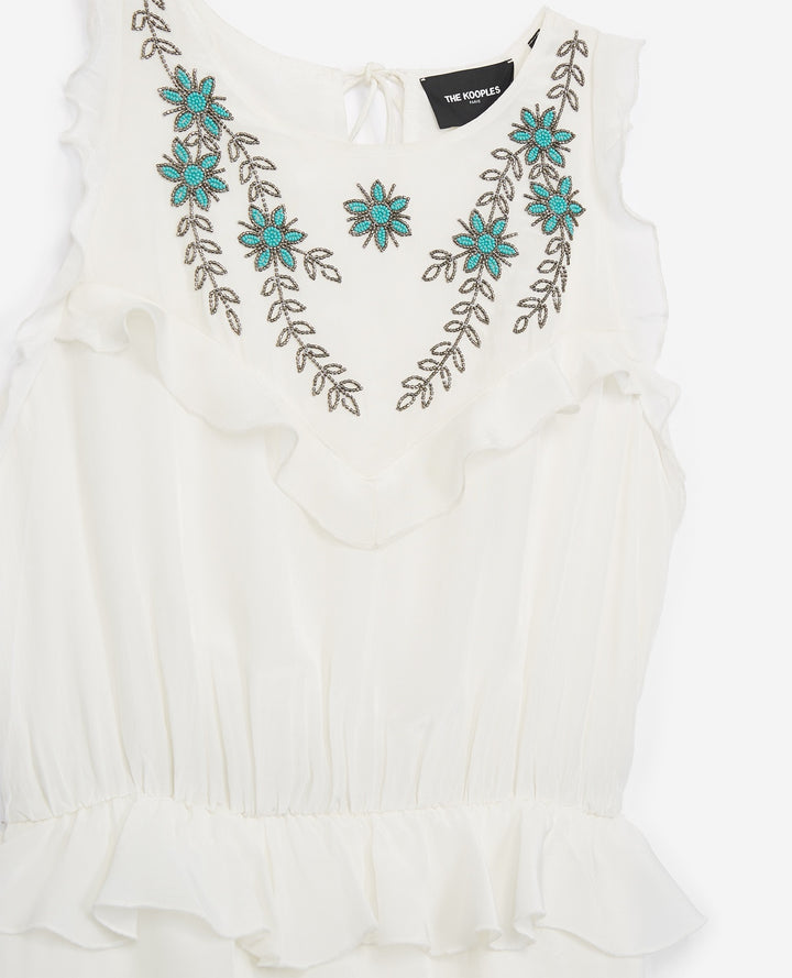 Robe Courte Beige - Taille S/36
