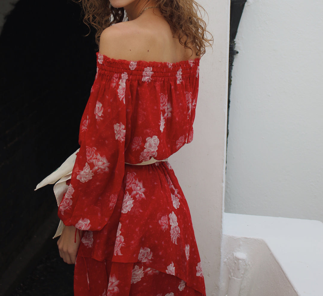 Robe Courte Rouge - Taille S/36
