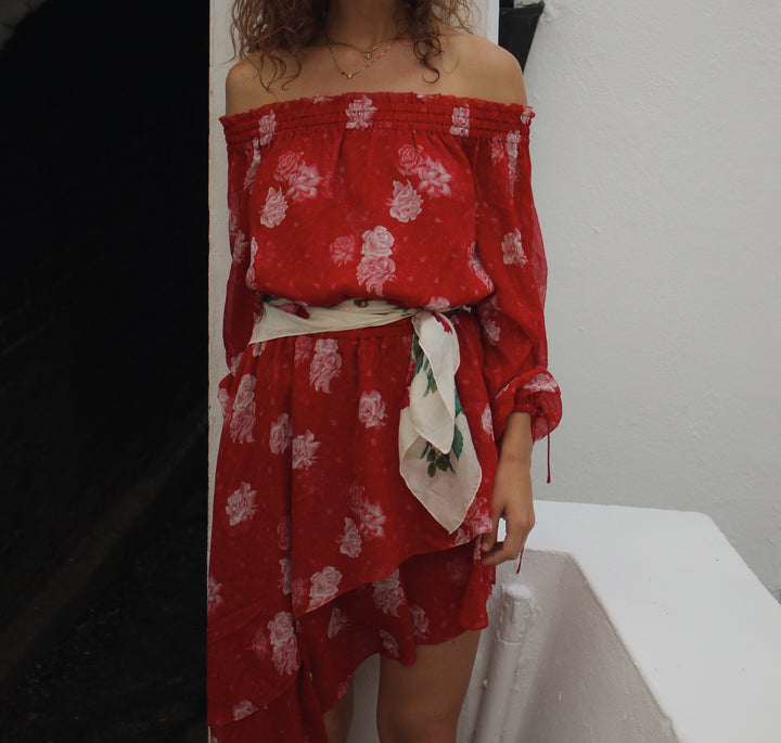 Robe Courte Rouge - Taille S/36