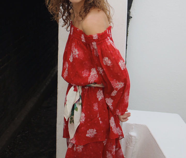 Robe Courte Rouge - Taille S/36