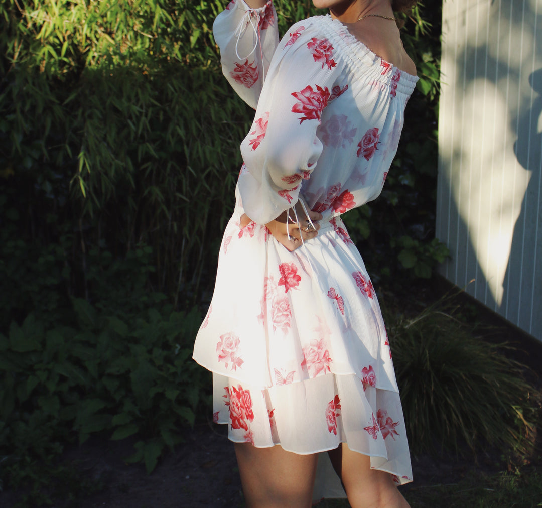 Robe Courte Beige - Taille L/40
