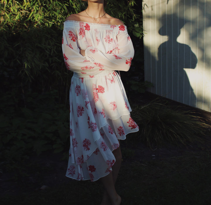 Robe Courte Beige - Taille L/40