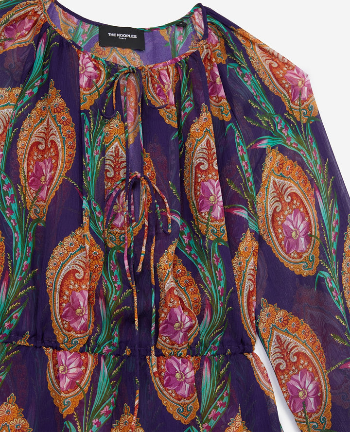 Robe Courte Violette - Taille S/36