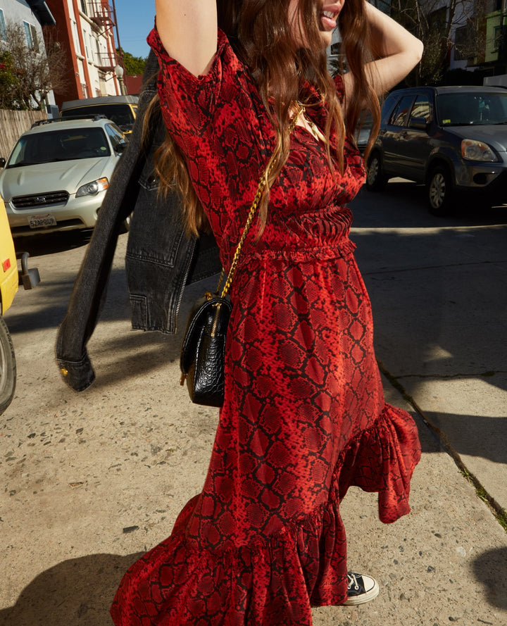 Robe Courte Rouge - Taille S/36