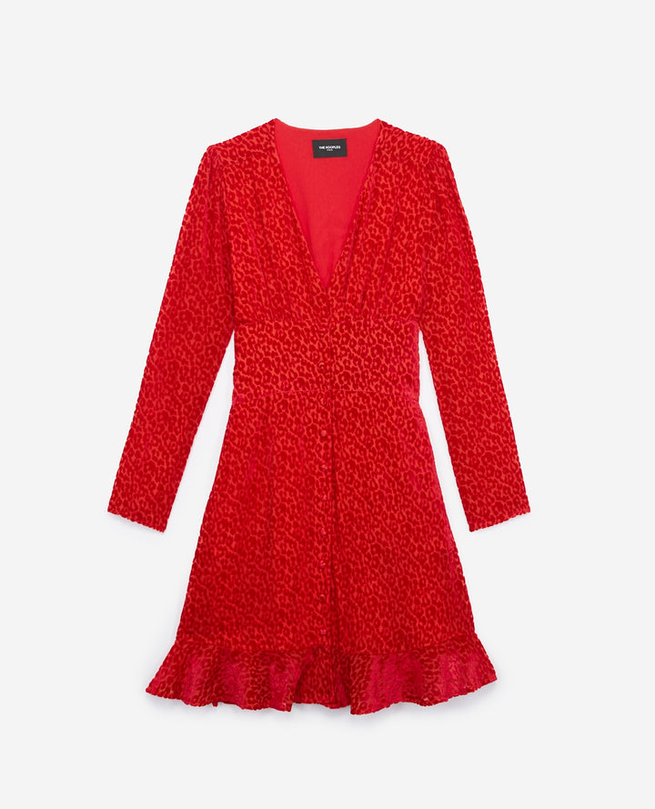 Robe Courte Rouge - Taille S/36