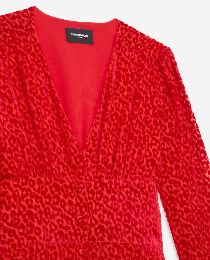 Robe Courte Rouge - Taille S/36
