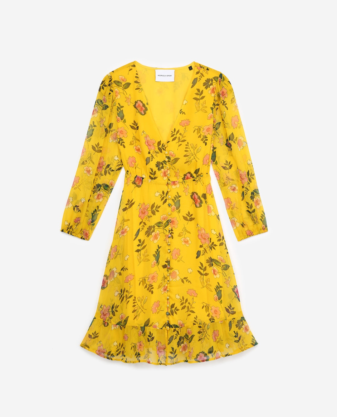 Robe Courte Jaune - Taille S/36