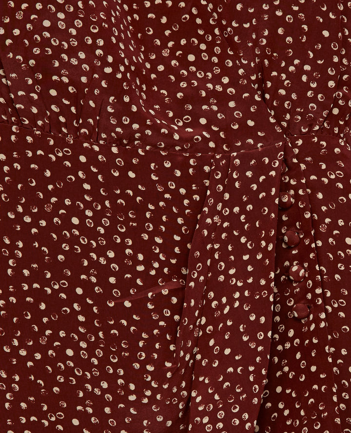 Robe Courte Bordeaux - Taille S/36