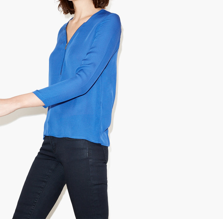 Top Bleu - Taille L/40