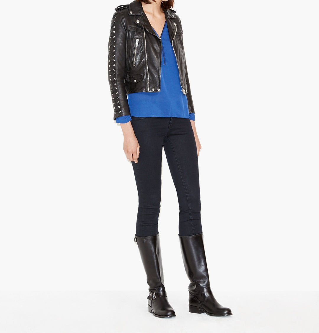 Top Bleu - Taille L/40