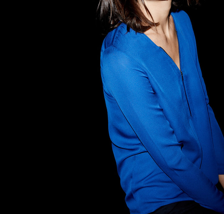 Top Bleu - Taille L/40