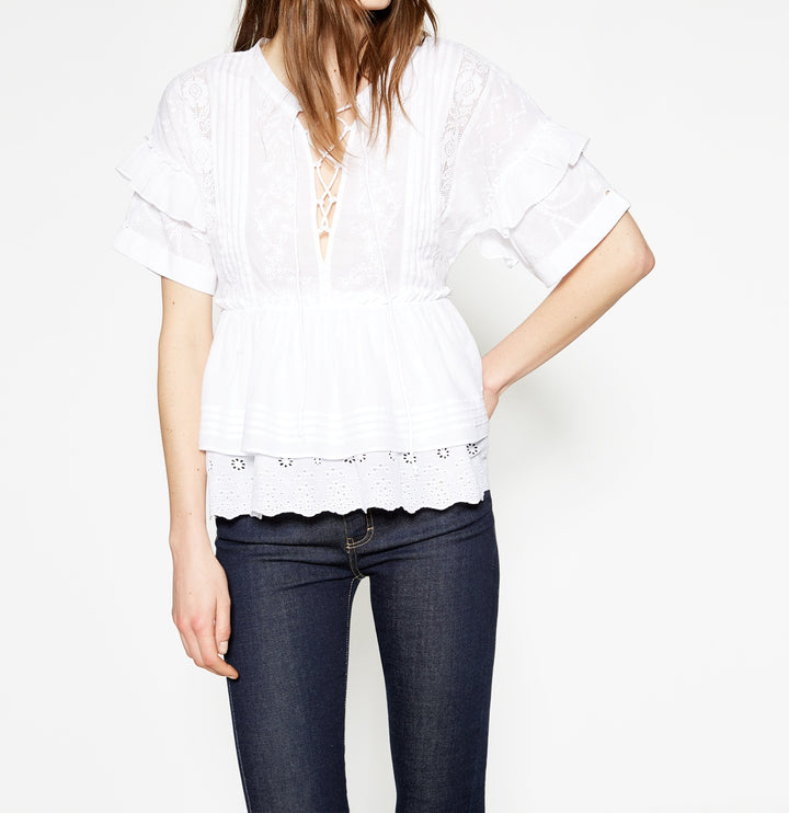 Top Blanc - Taille S/36