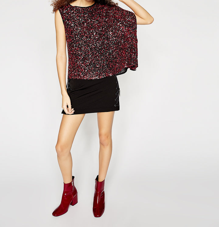 Top Rouge - Taille S/36