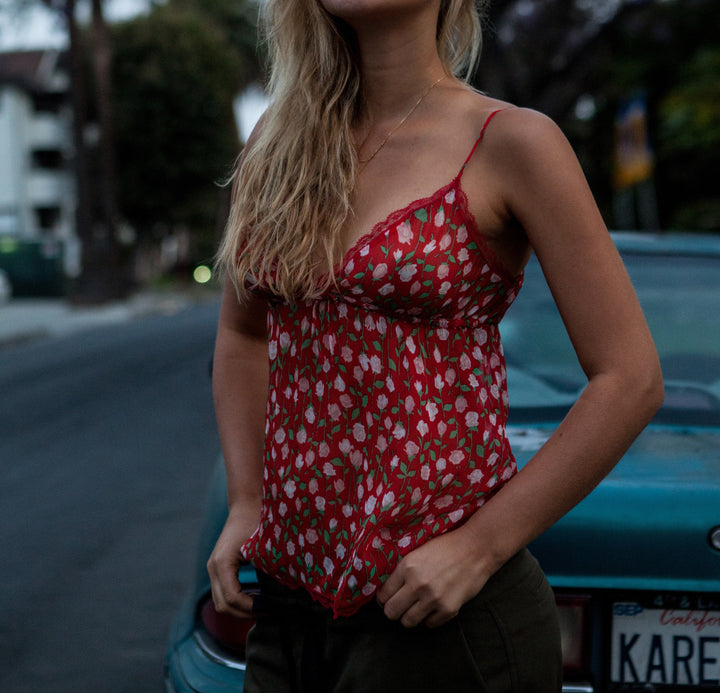 Top Rouge - Taille S/36