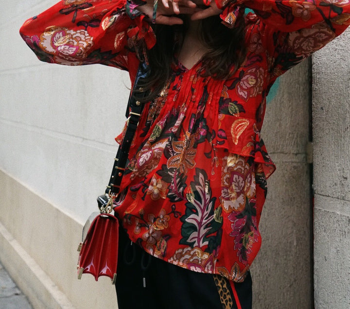 Top Rouge - Taille S/36