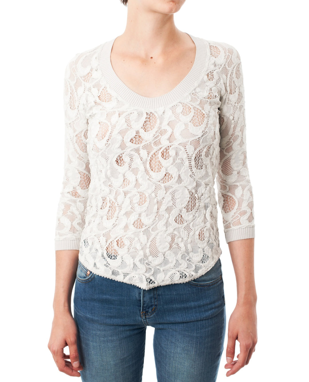 Top Beige - Taille S/36