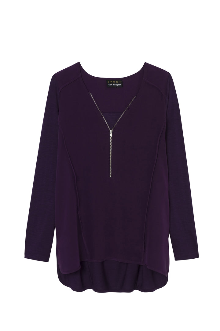Pull Violet - Taille XS/34