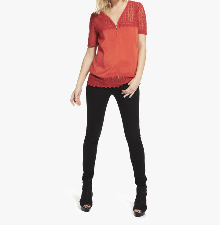 Top Rouge - Taille S/36