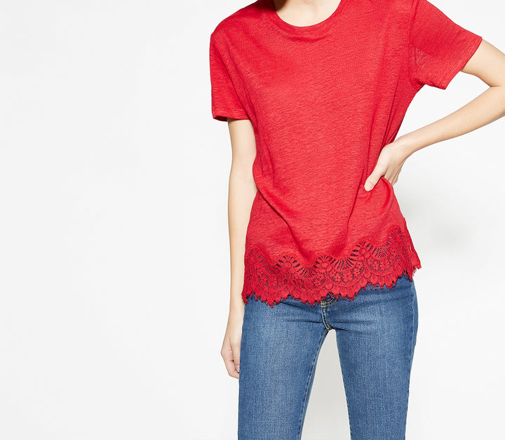Pull Rouge - Taille L/40