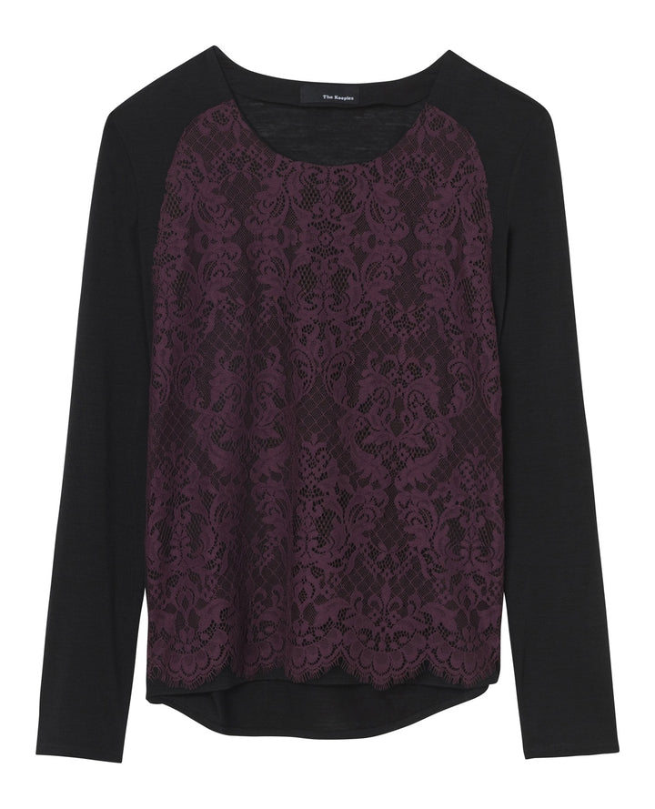 Pull Bordeaux - Taille S/36
