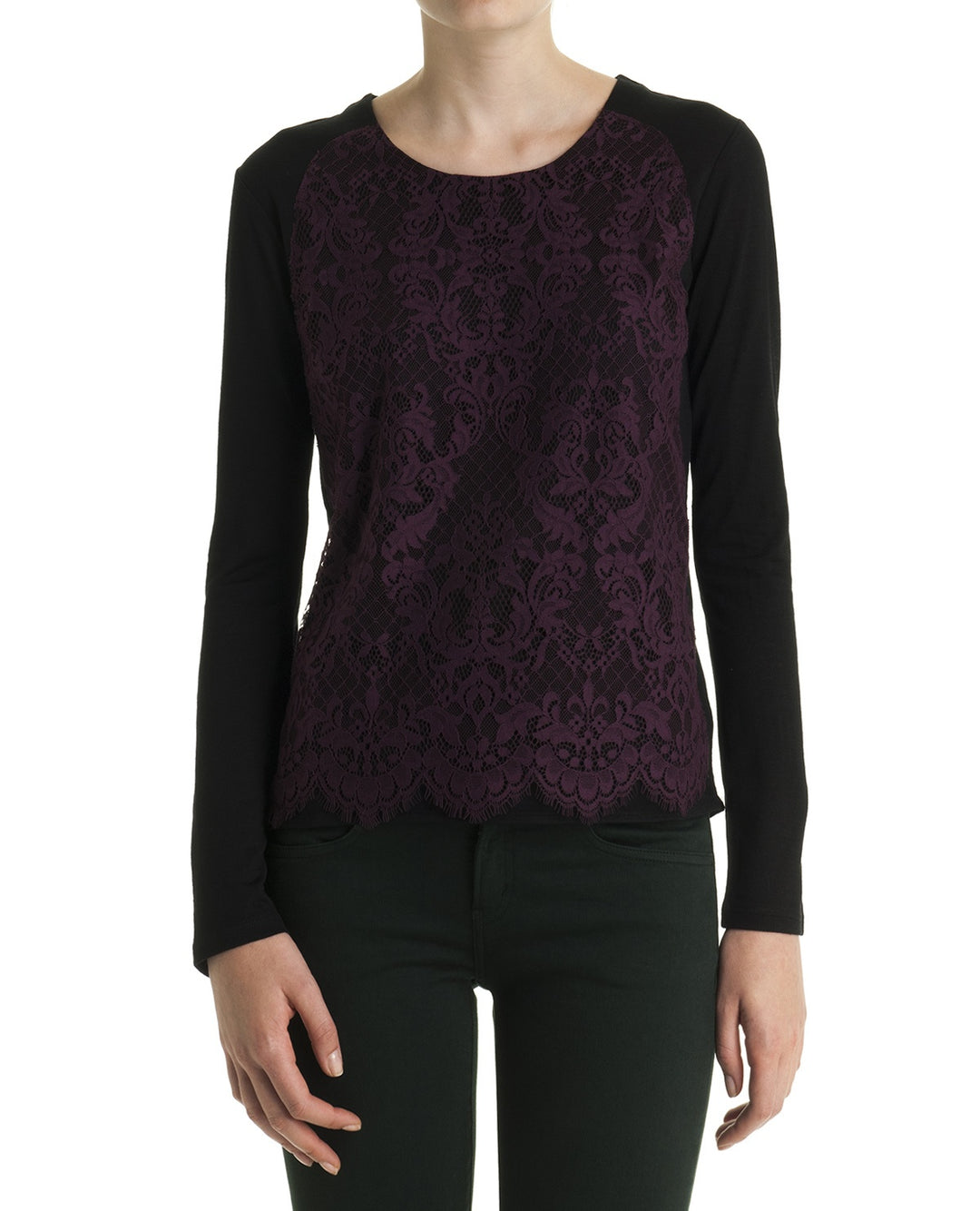 Pull Bordeaux - Taille S/36