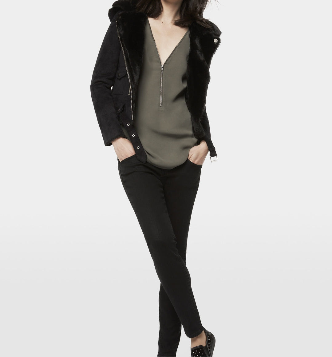 Pull Gris - Taille XS/34