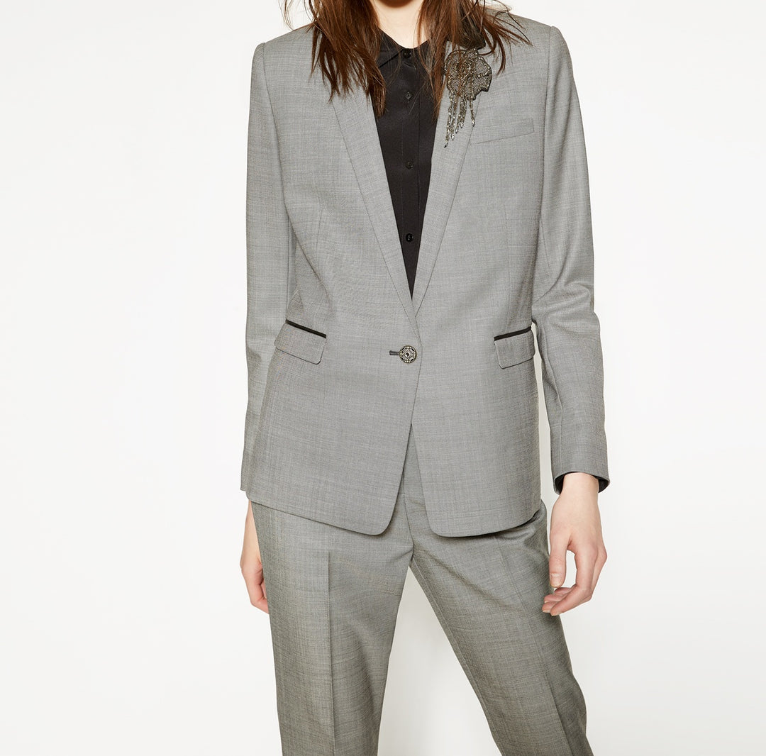 Blazer Gris - Taille XXS/32