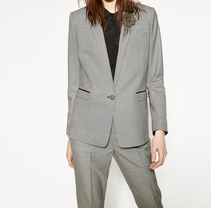 Blazer Gris - Taille XXS/32