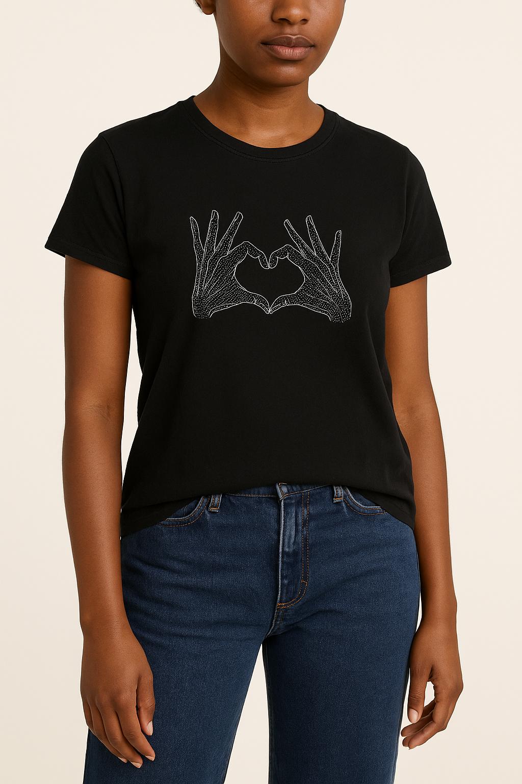 T-shirt Noir - Taille S/36 de la marque IKKS | GLD0014 - Vendu par Paradigme - Image 1