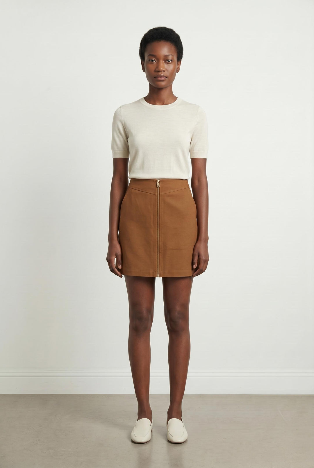 Jupe marron - Taille S/36 de la marque Ekyog | GLD0022 - Vendu par Paradigme - Image 1
