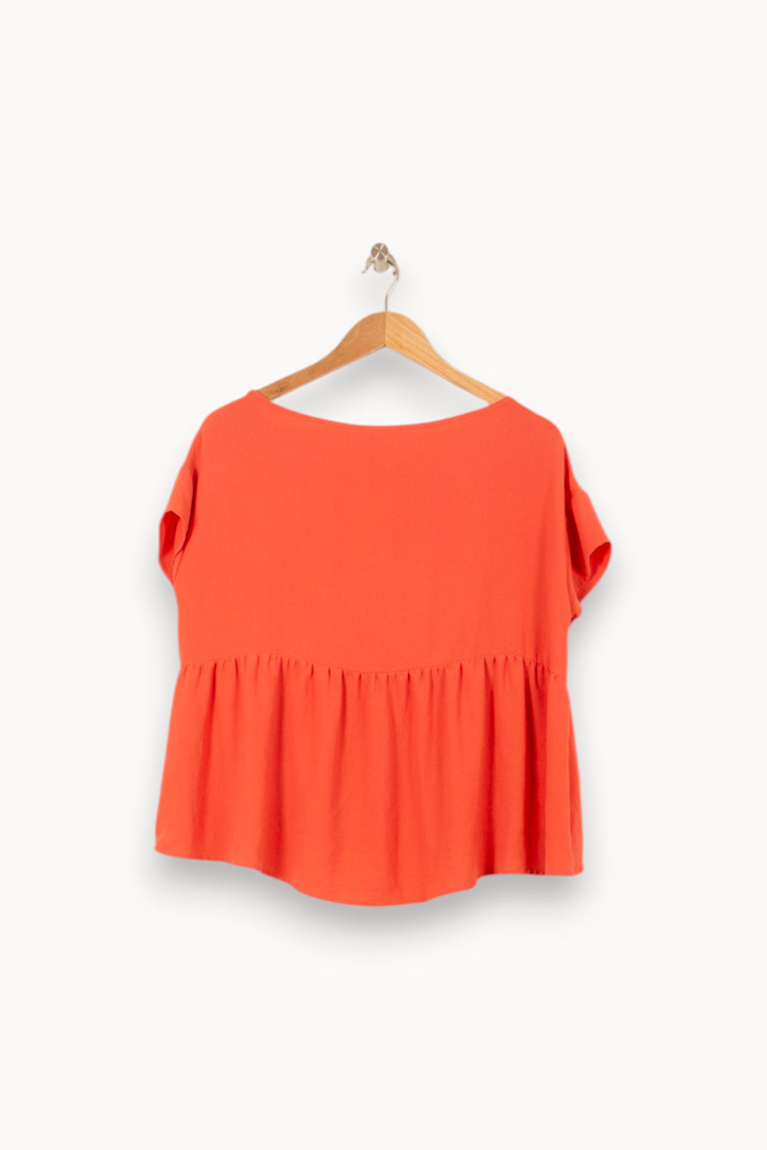Blouse Rouge - Taille M/38 de la marque American Vintage | GLD0036 - Vendu par Paradigme - Image 4