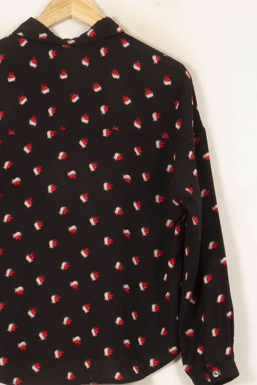 Chemise Noire et Rouge - Taille S/36 de la marque FRNCH | GLD0037 - Vendu par Paradigme - Image 3
