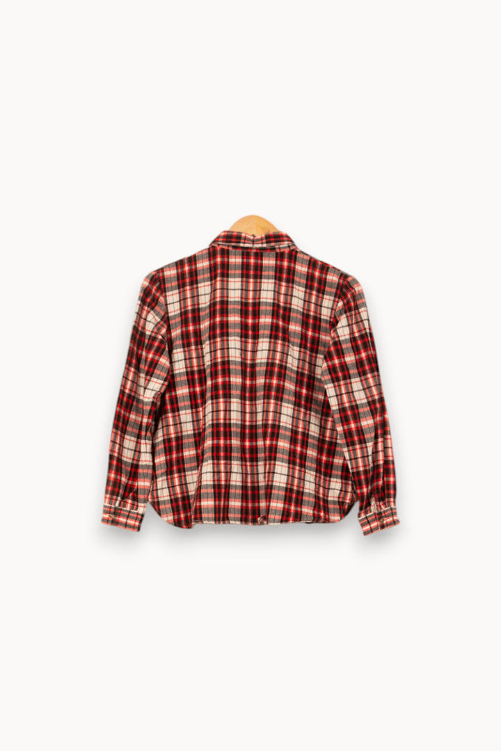 Chemise à Carreaux Rouge et Blanc - Taille XS/34 de la marque Karl Marc John | GLD0038 - Vendu par Paradigme - Image 4